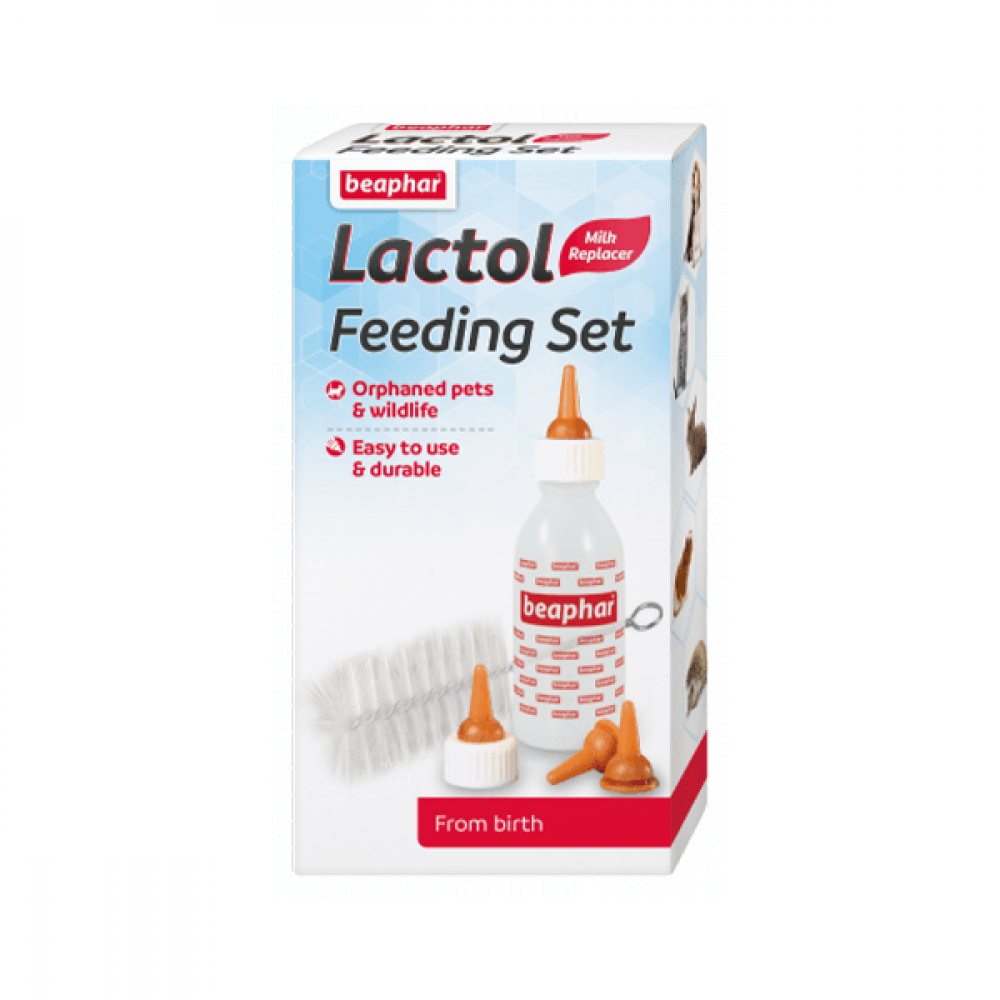 Lactol feeding set for small animals