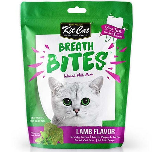 Kit Cat Breath Bites Treats Lamb Flavor 60g